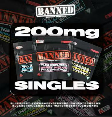 Banned | Green Apple - Nerdless | 200mg (single pack)
