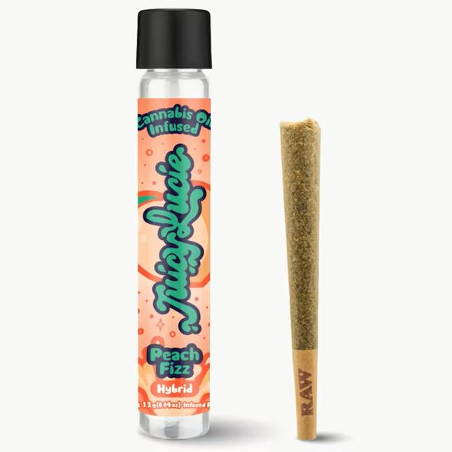 CC | Juicy Lucie Peach Fizz Infused PreRoll 1.2g