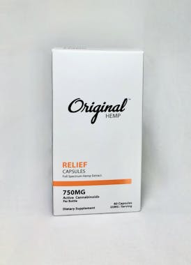 Original Hemp CBD | Relief Capsules | 750mg