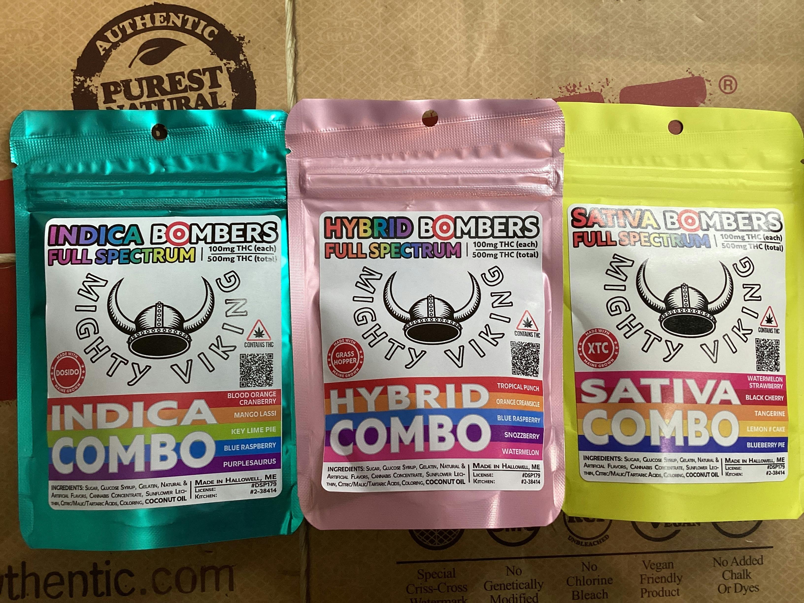 Mighty Viking 100mg FULL SPECTRUM Bomber Combo by Mighty Viking