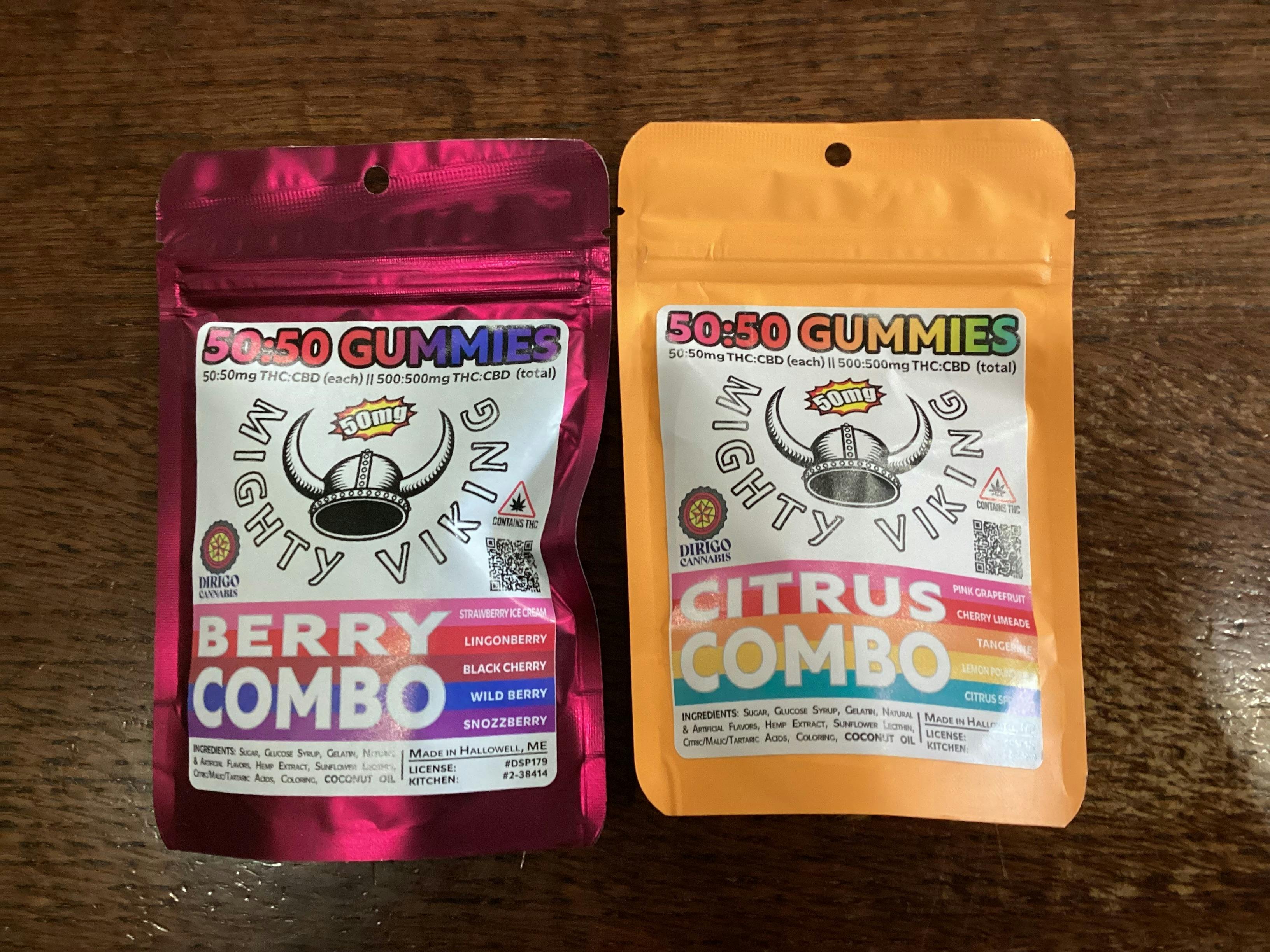 Mighty Viking | THC:CBD 50mg:50mg Gummies | 500mg