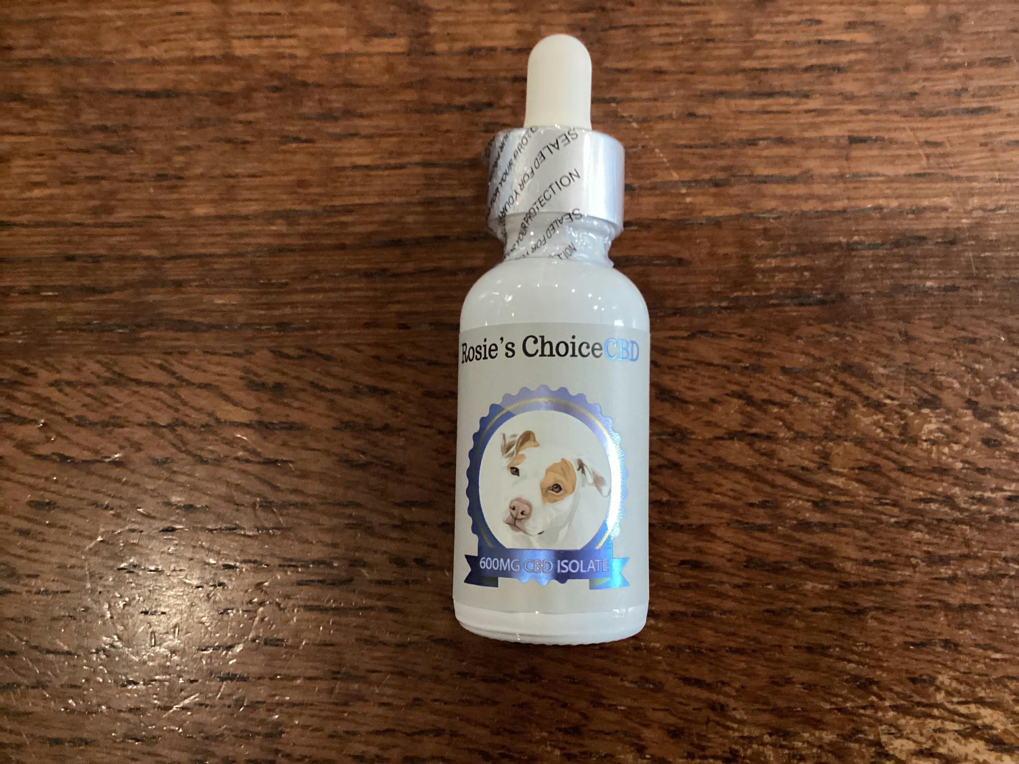 RecoveryCBD | CBD 600mg "Rosie's Choice" | Pet Tincture