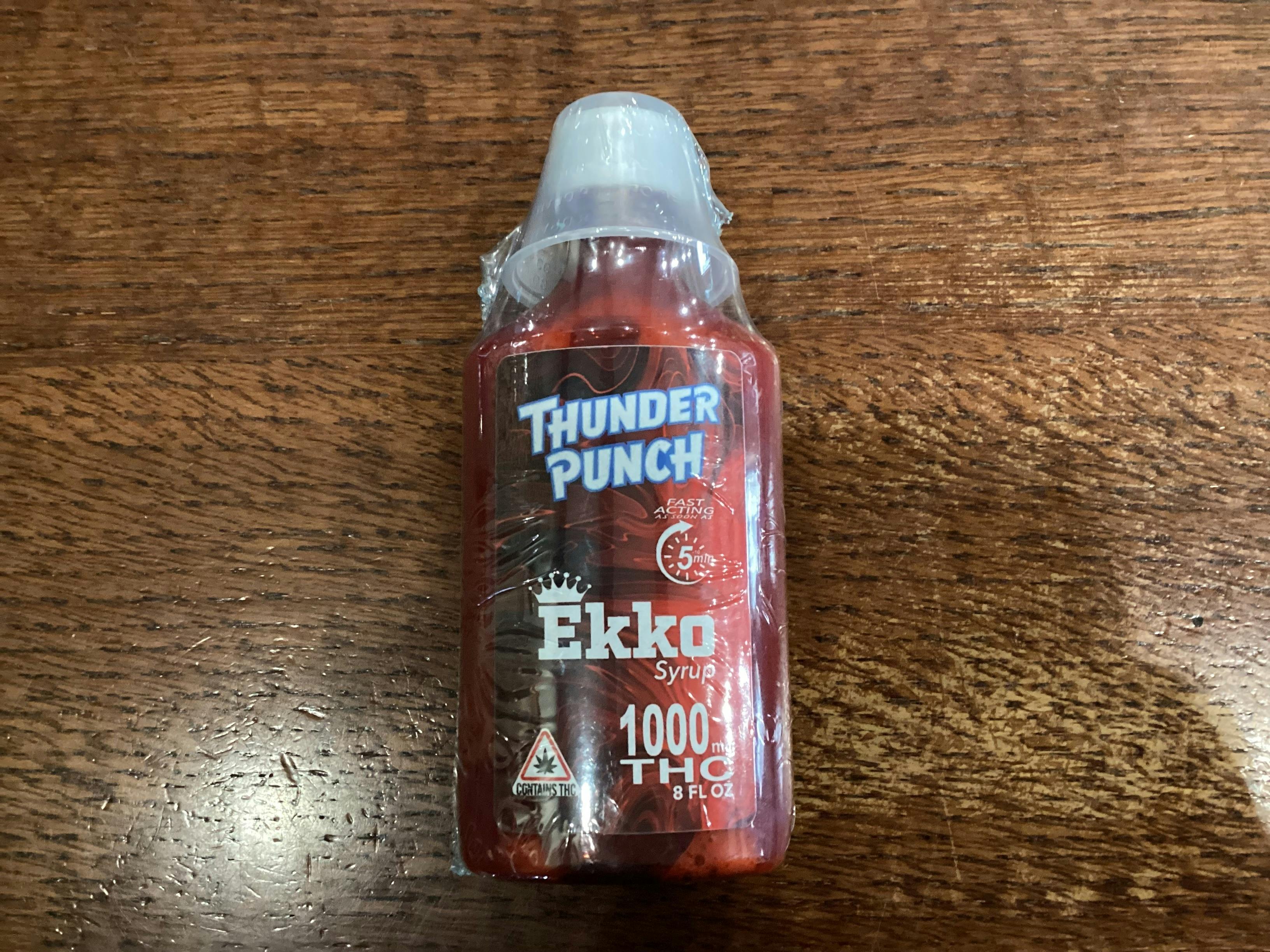 EkkoEssence | Thunder Punch Syrup | Non-carbonated | 1000mg | 8 fl oz by EkkoEssence