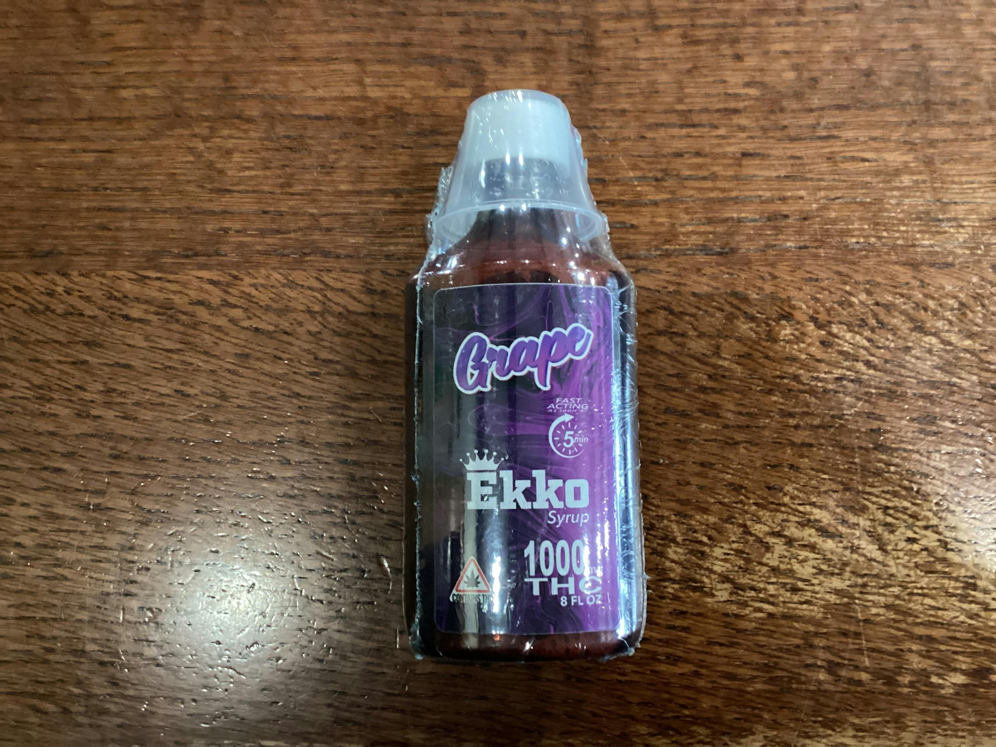 EkkoEssence | Grape | Syrup | 1000mg | 8 fl oz by EkkoEssence
