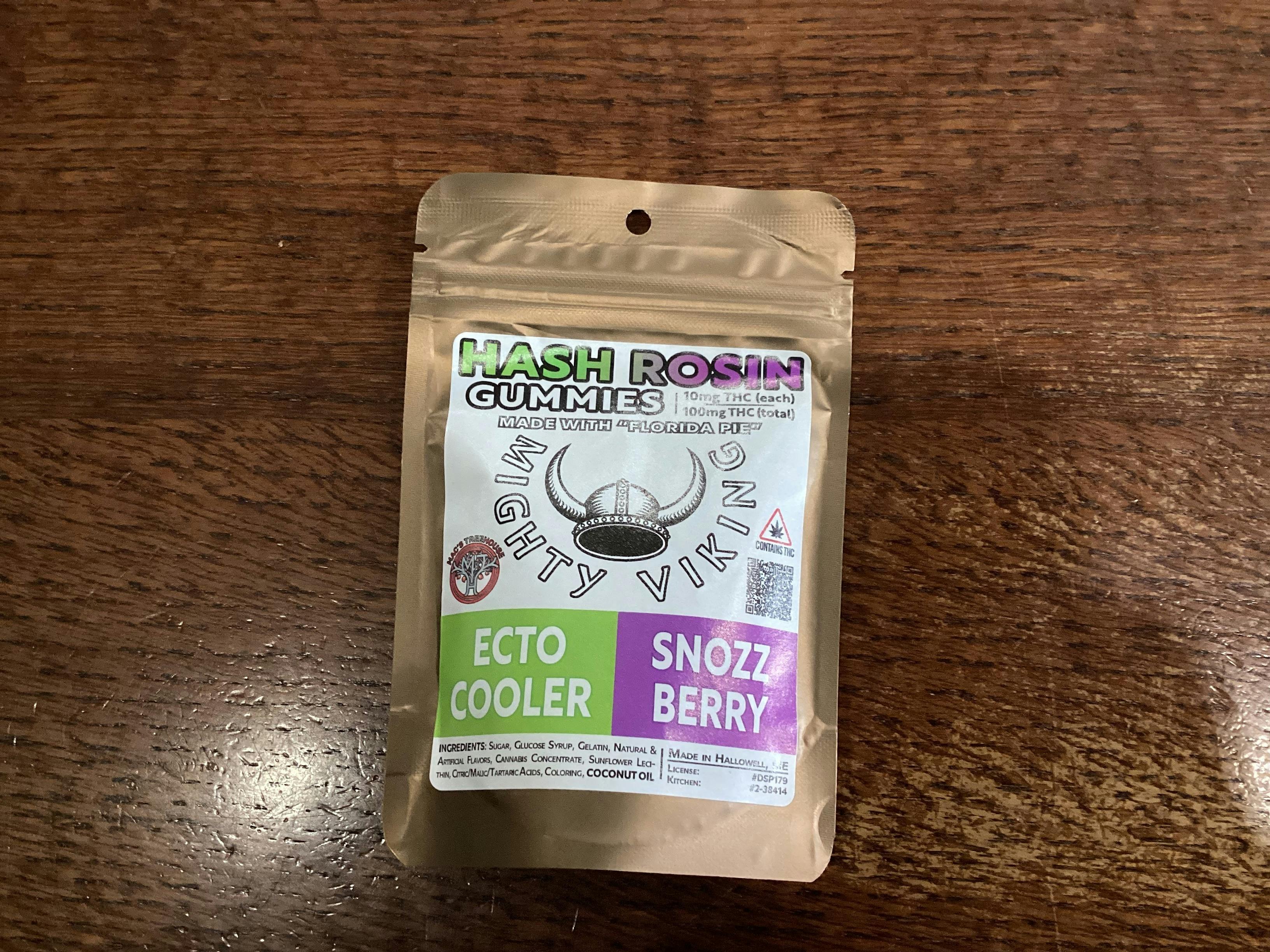 Hash Rosin Gummies | 10mg each/ 100mg per bag