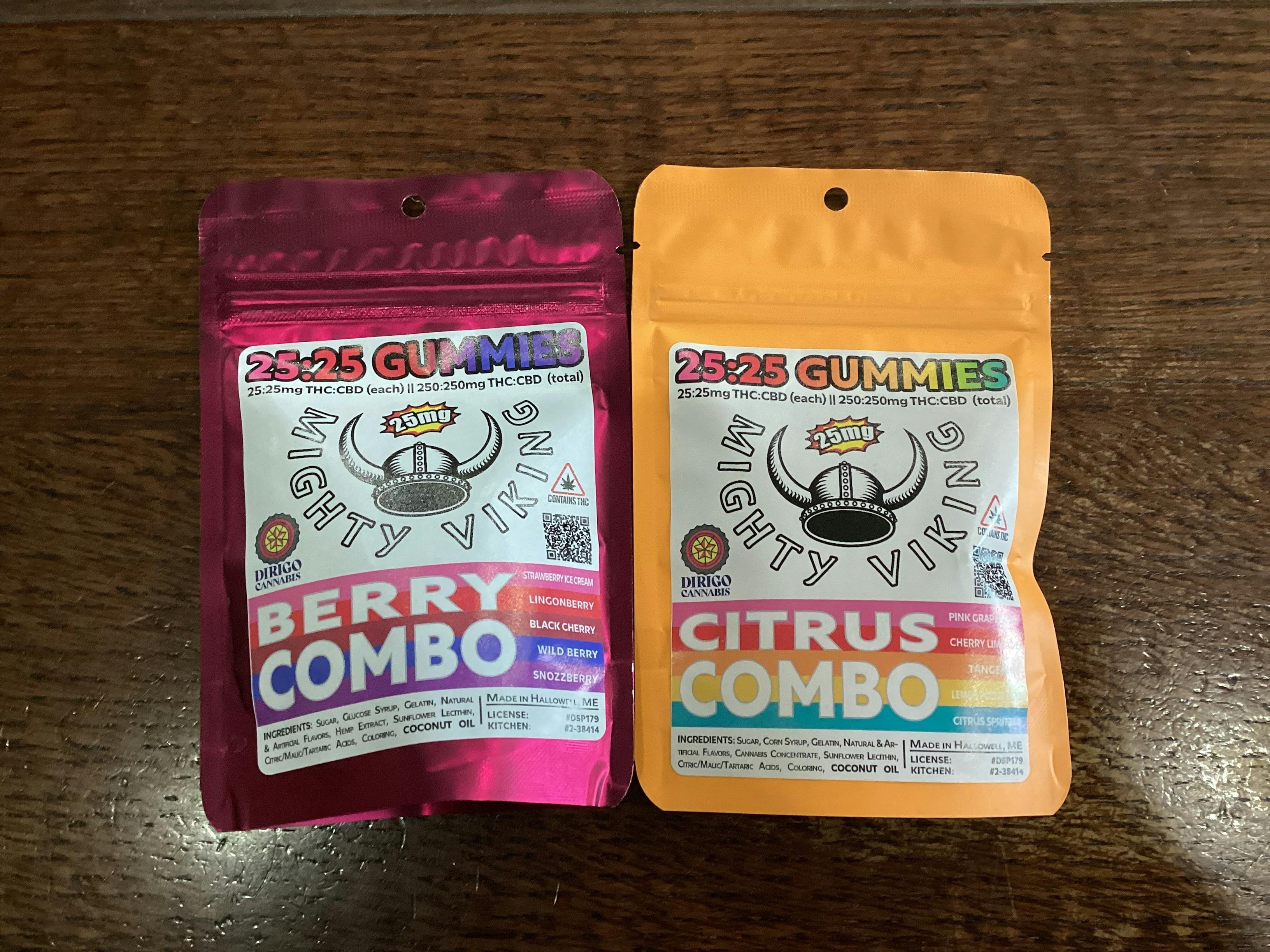Mighty Viking | THC:CBD 25:25 Gummies | 250mg