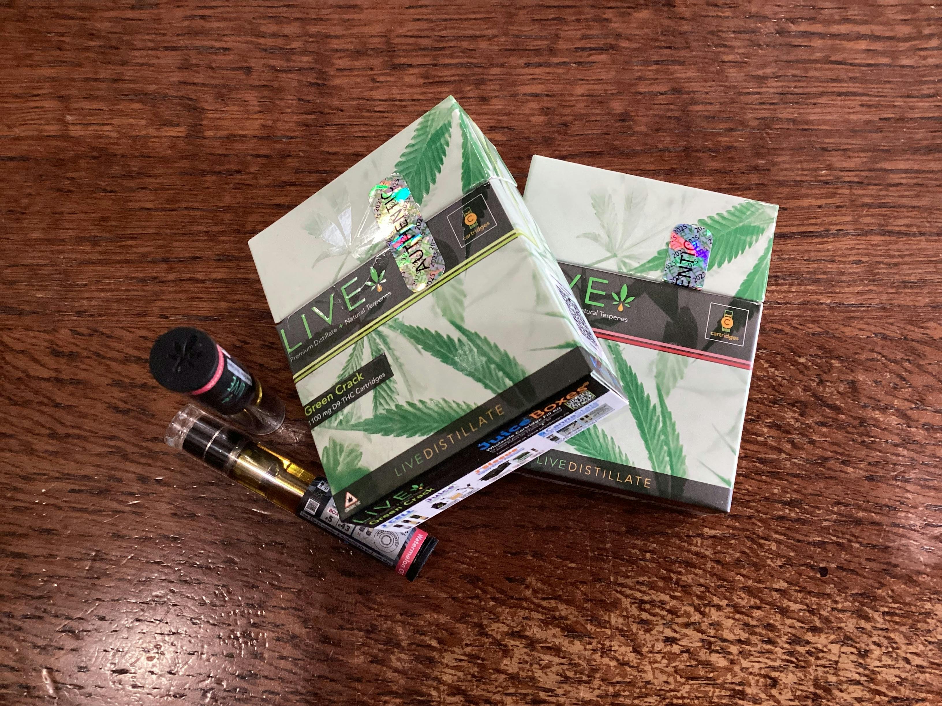 Assorted Distillate Cartridge| Live Brand | 1g 510 Thread