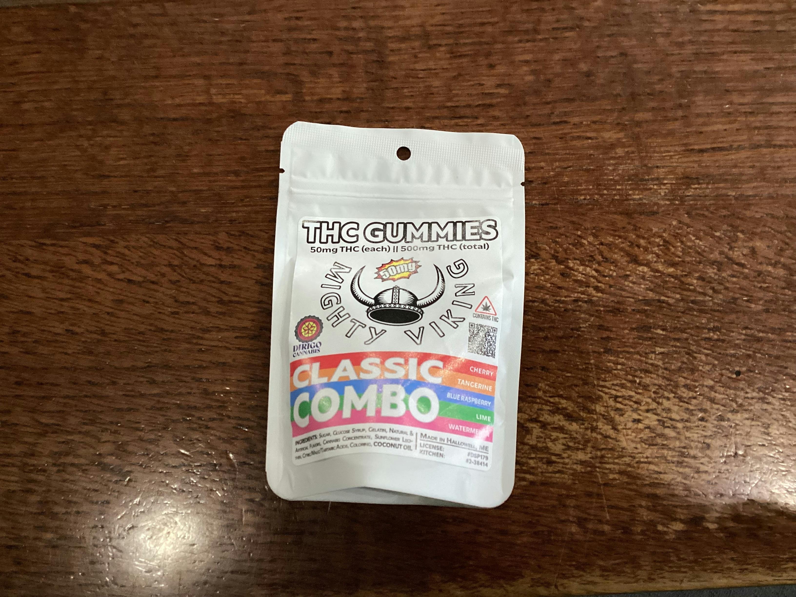 Mighty Viking | Classic Combo Gummies | 500mg