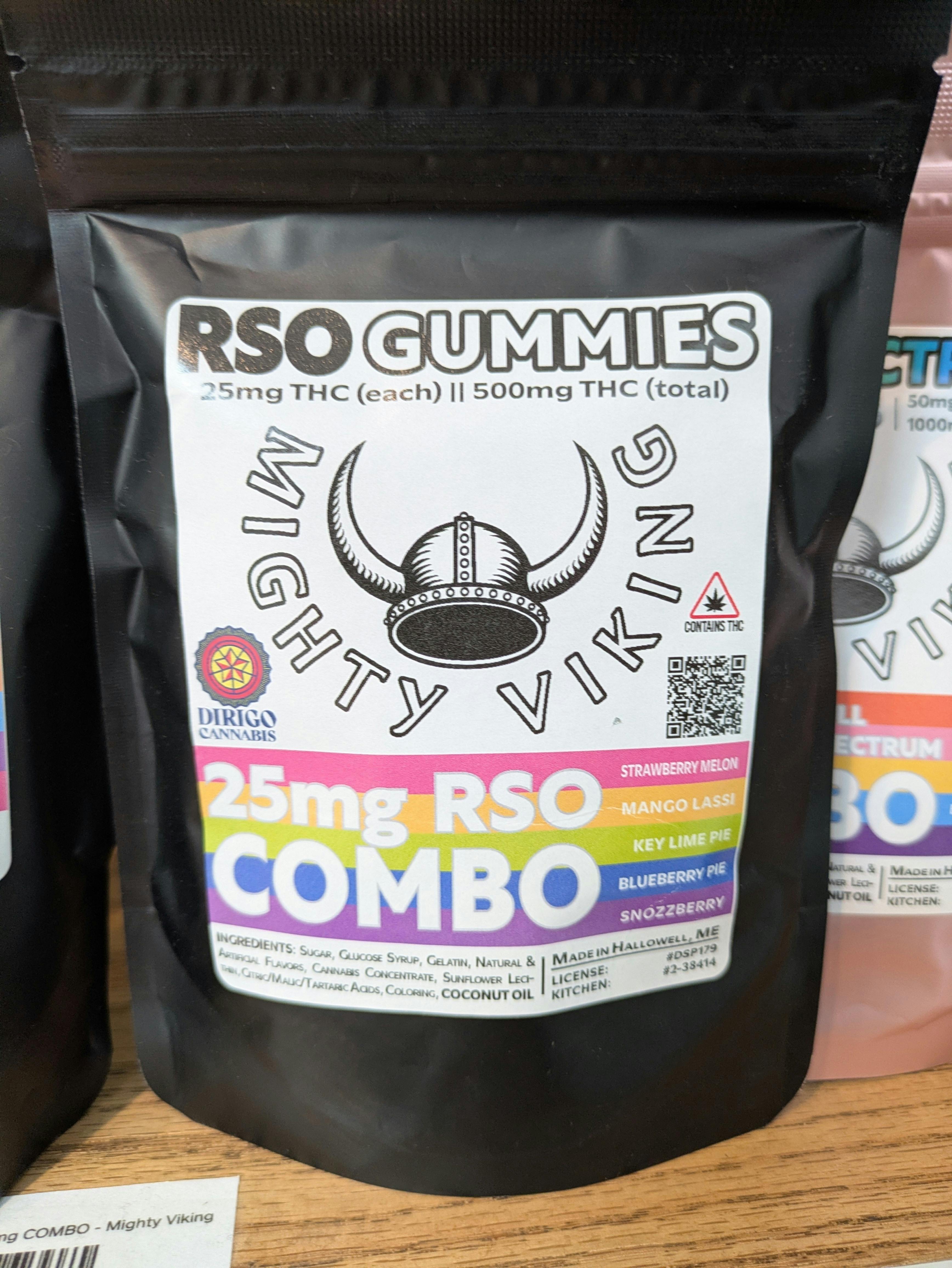Mighty Viking 25mg RSO Gummies - BIG PACK