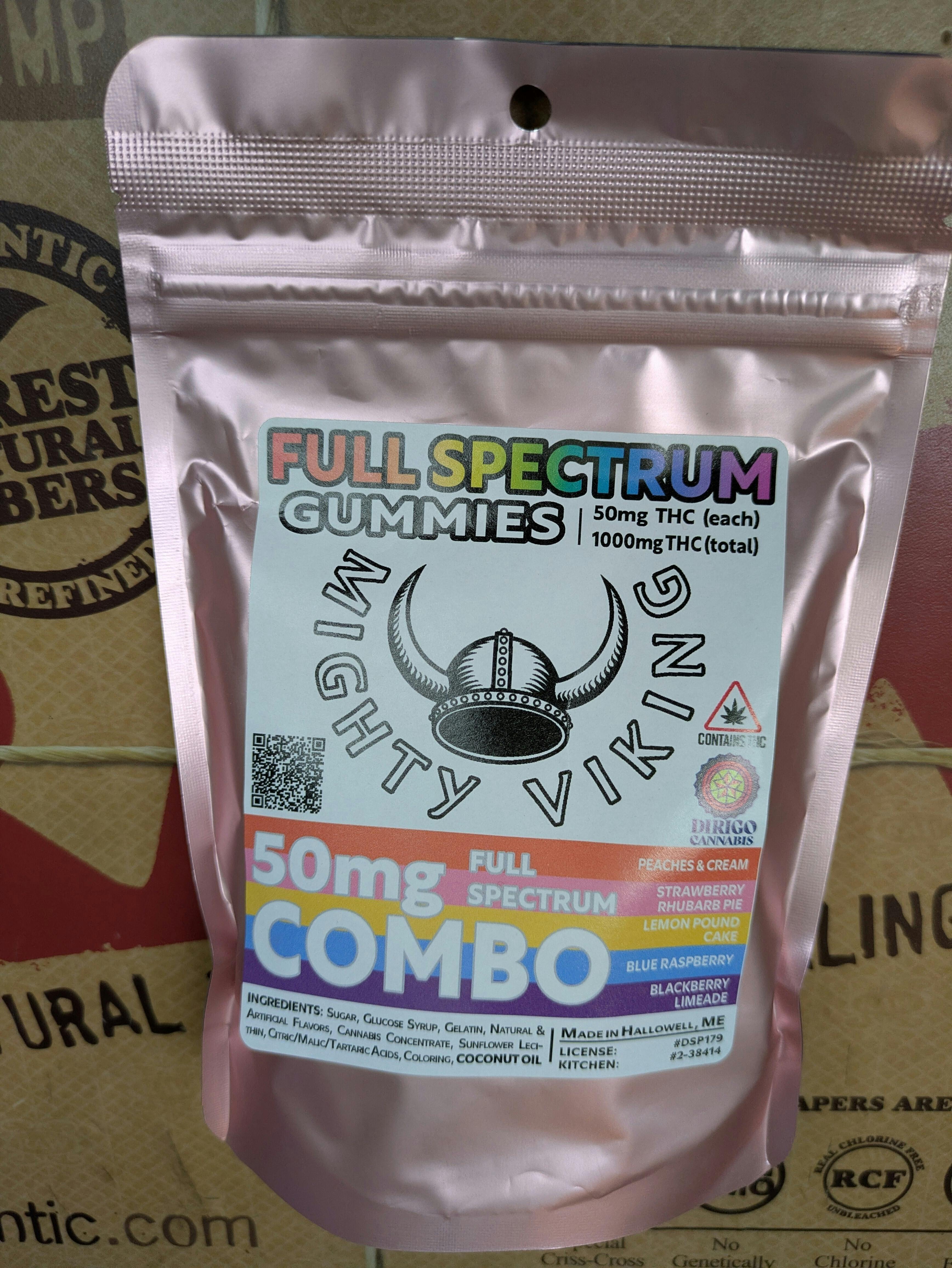 Mighty Viking 50mg Full Spectrum Combo BIG PACK