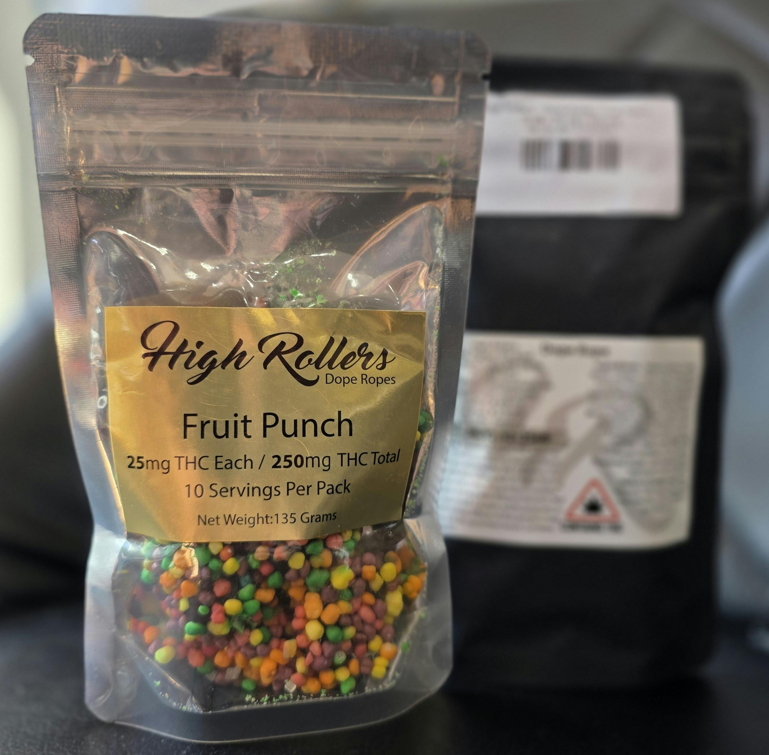 Fruit Punch Nerd Bites| 25mg each/ 250mg per bag