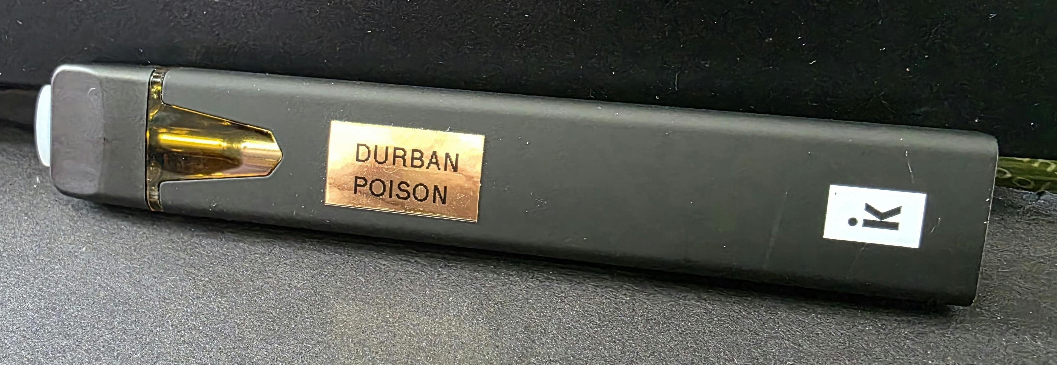 Durban Poison 1g Live Resin | The Frost Factory | Disposable Pen