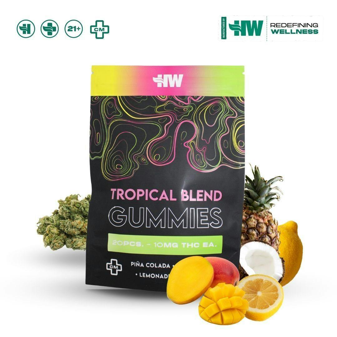 HW - Tropical Blend Gummies 200mg