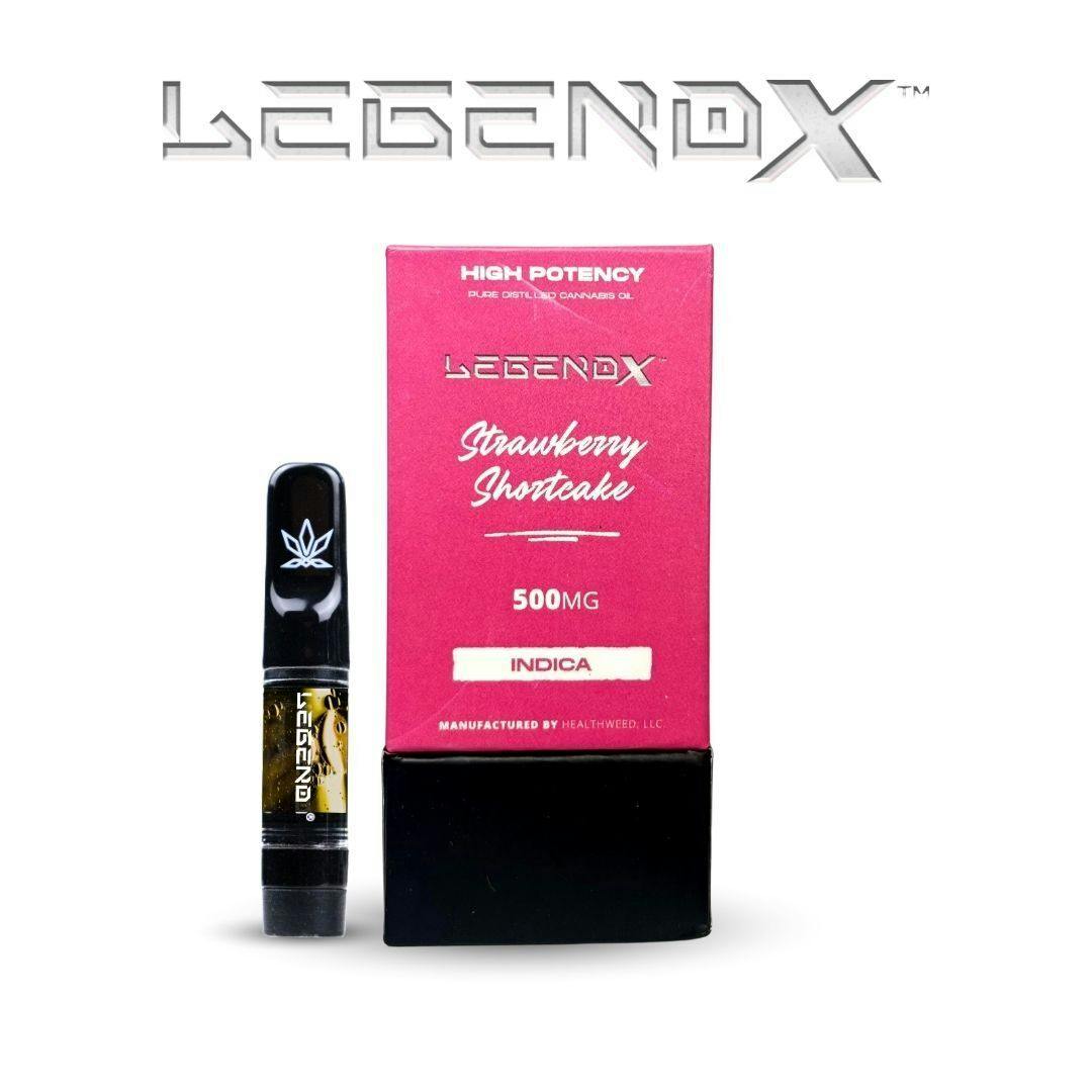 LegendX Strawberry Shortcake Cartridge 0.5g (500mg)