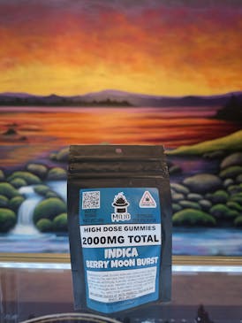 Super High Dose Gummies 2,000mg - INDICA Berry Moon Burst