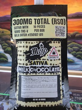 RSO SATIVA Chocolate Bar 300mg
