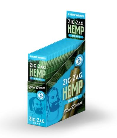 Zig Zag Blue Dream Hemp Wrap 2pk at LovingBud Dispensary LLC, with Drive Thru