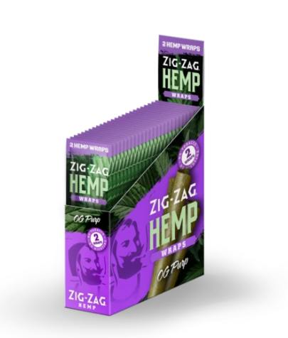 Zig Zag OG Purp Hemp Wrap 2pk at LovingBud Dispensary LLC, with Drive Thru