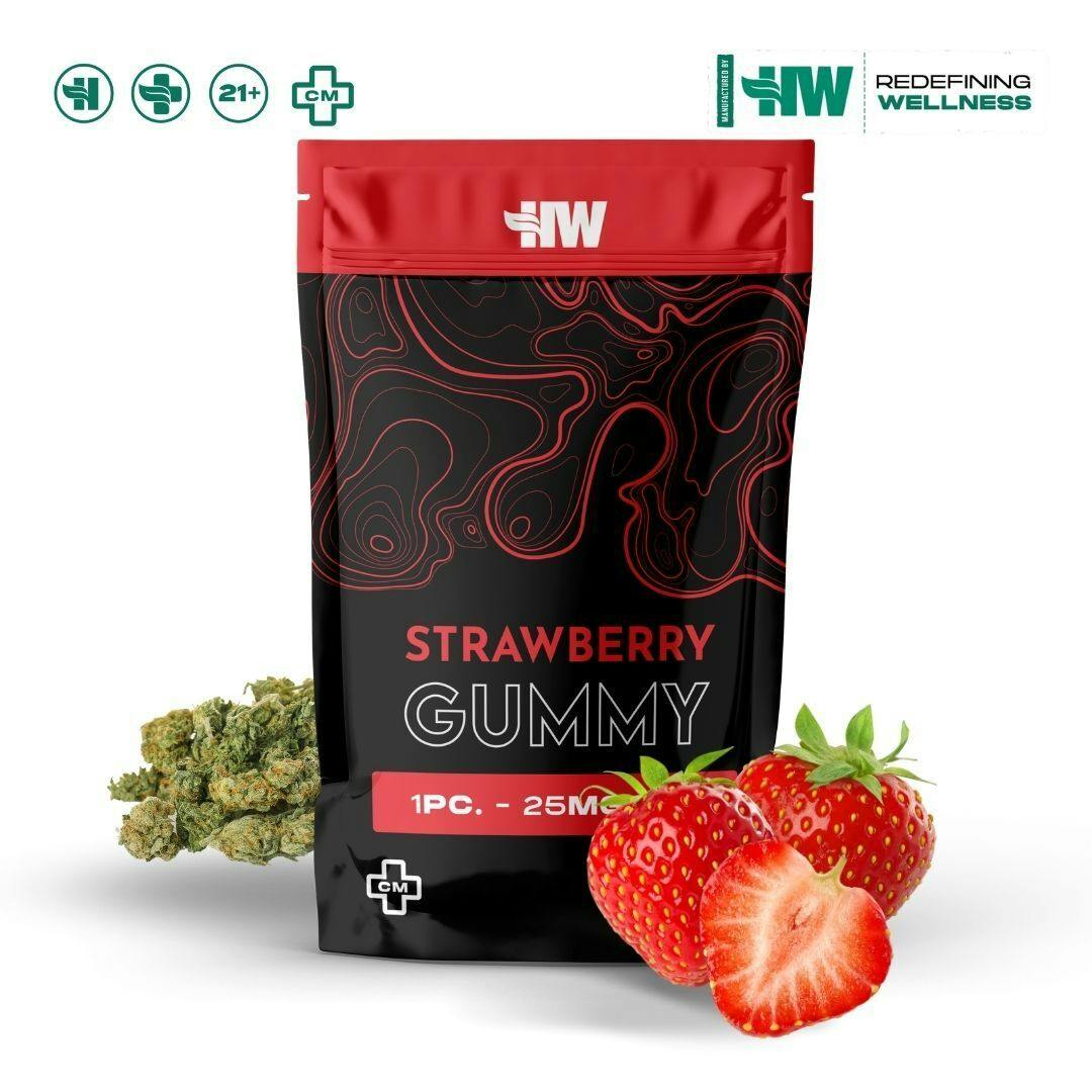 HW Gummy Strawberry 25mg