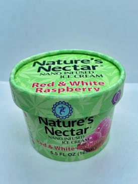 Natures Nectar Nano Infused Ice Cream 300mg (Red & White Raspberry)