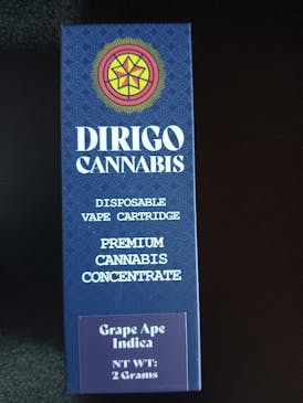 2g Distillate Disposable - Grape Ape