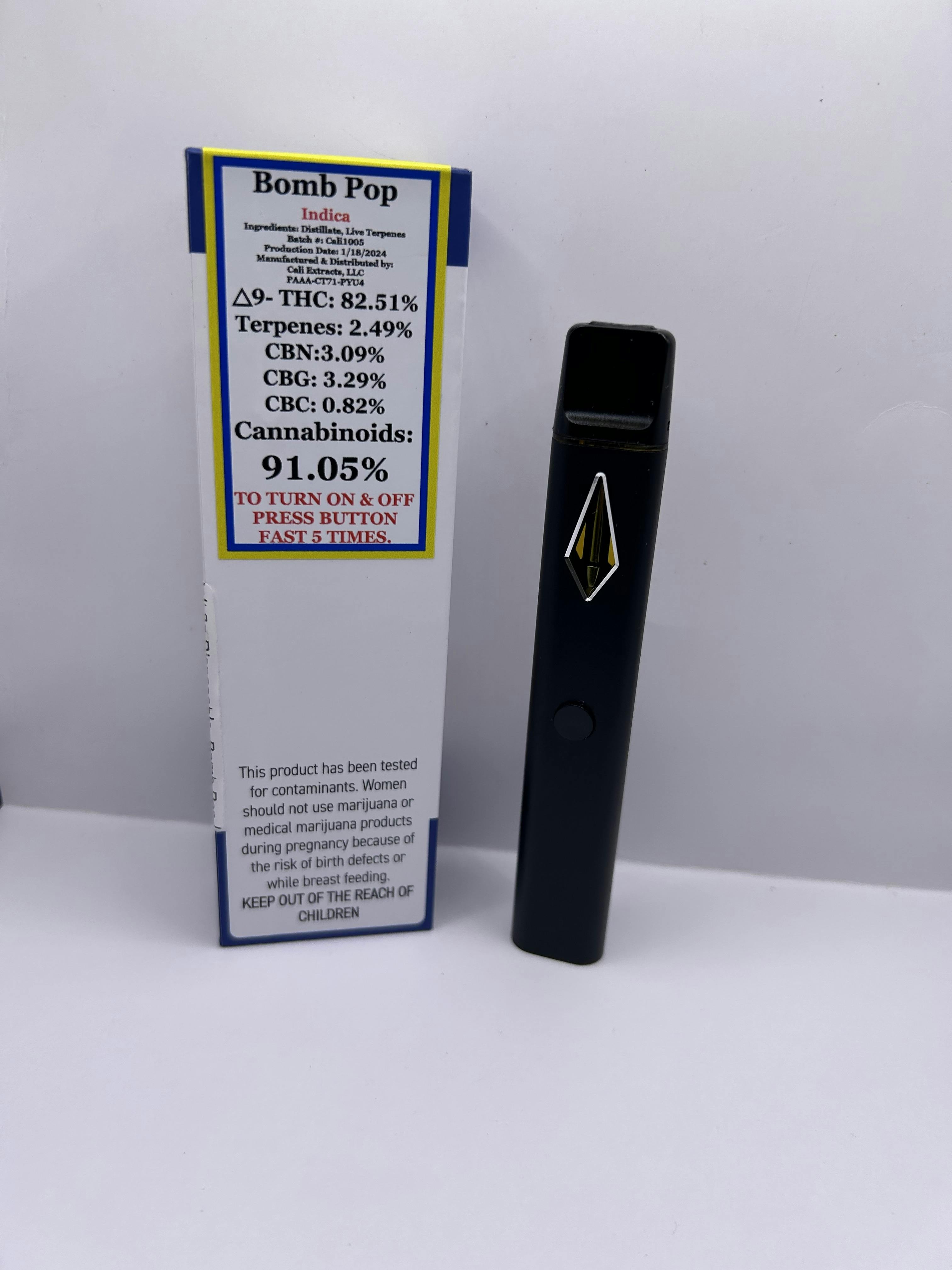 Cali 3g Disposable- Bomb Pop