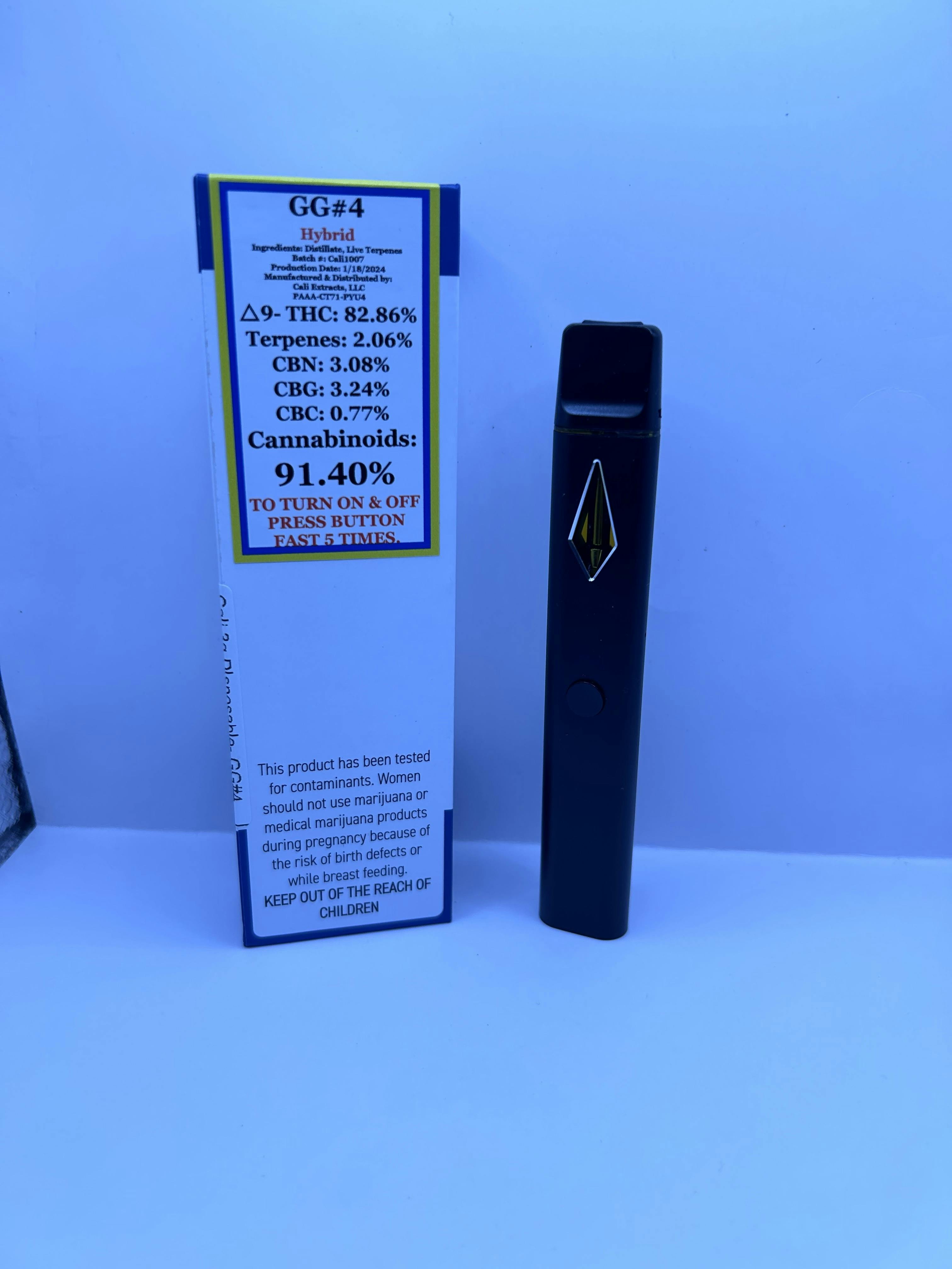 Cali 3g DIsposable- GG#4