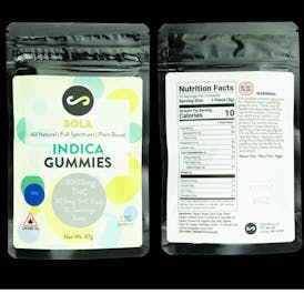 Sola - Blueberry Indica Gummies (3000mg)