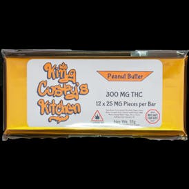 King Custy - Peanut Butter Chocolate Bar (300mg THC) (4 left)