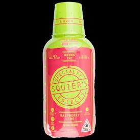 Squier's - Raspberry Lime Mixer (800mg) Hash Rosin Drink