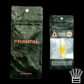 ♛ - FRAKTAL - Cream Smoothie Live Resin Cart (1g) 510 threaded