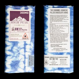High Peak - Caramel Ganache Filled Hash Rosin Chocolate Bar (300mg)