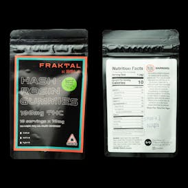 FRAKTAL x SOLA - Tropical Hash Rosin Gummies (100mg)