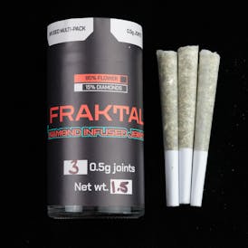 FRAKTAL - 3 pack Diamond Infused Skunkmaster's Dragon Joints (.5g's)