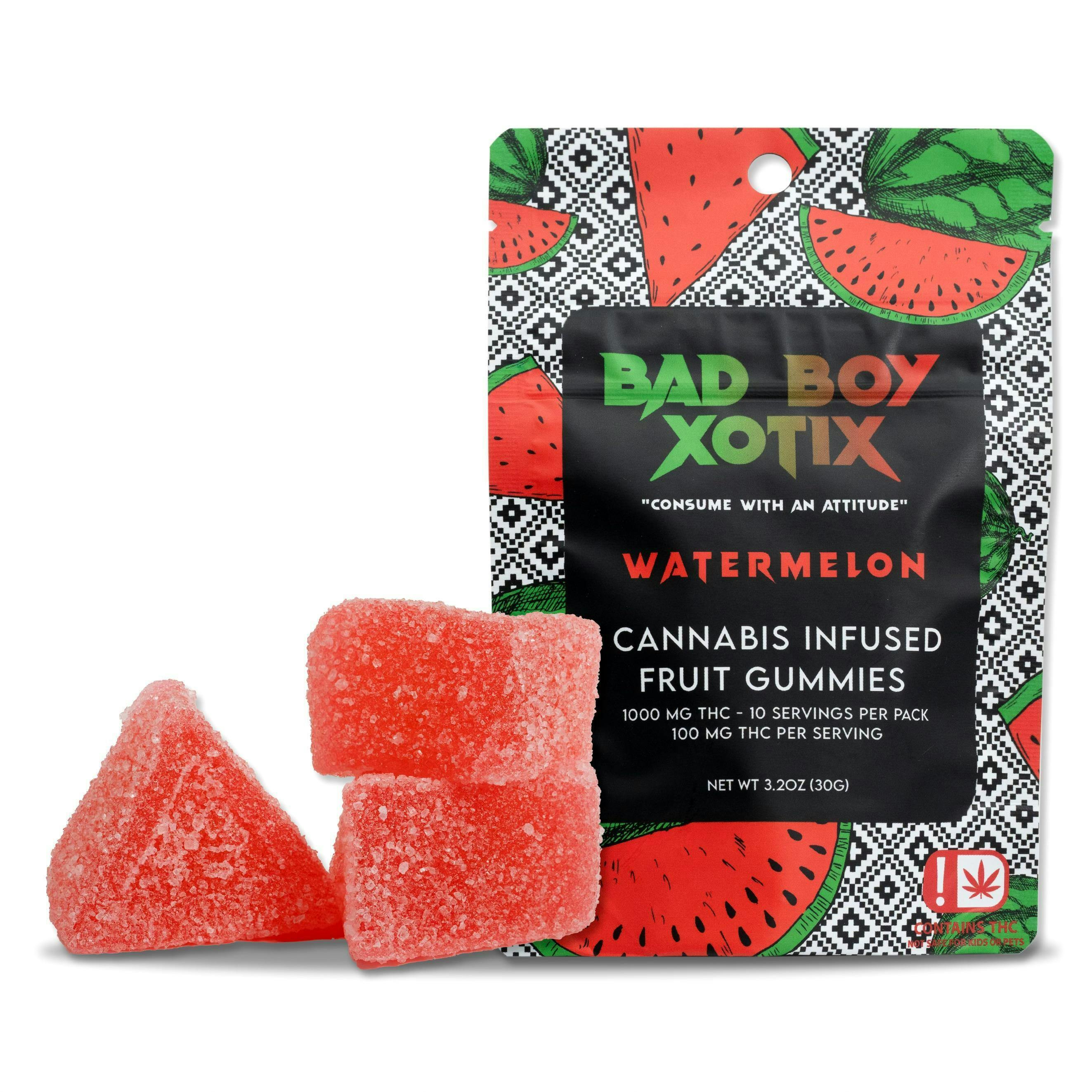 Bad Boyotix Watermelon Pure Llc Gummi