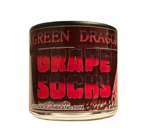Green Dragon, Grape Socks, Flower, 3.5g