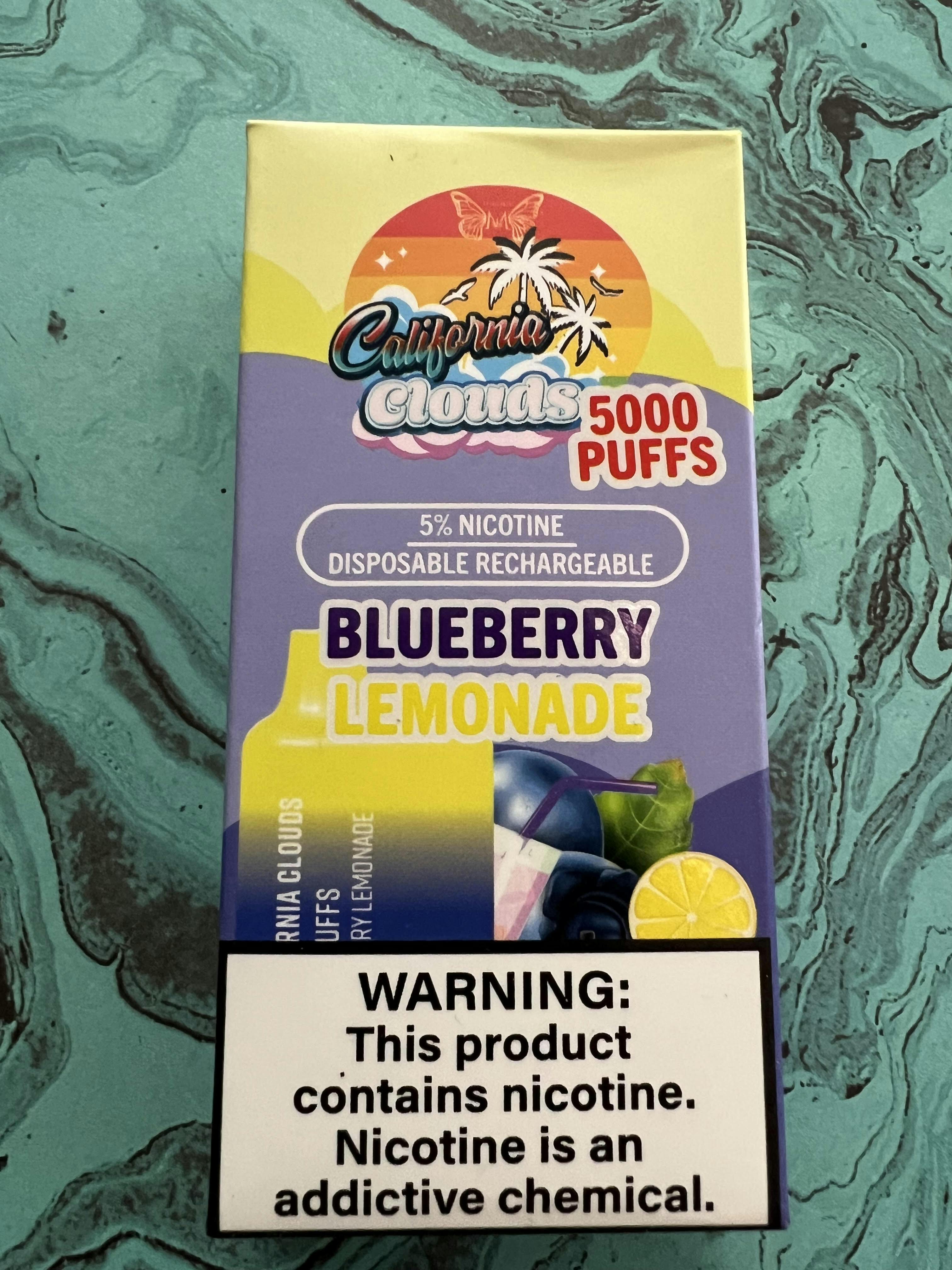 California Clouds 5000 Blueberry Lemonade