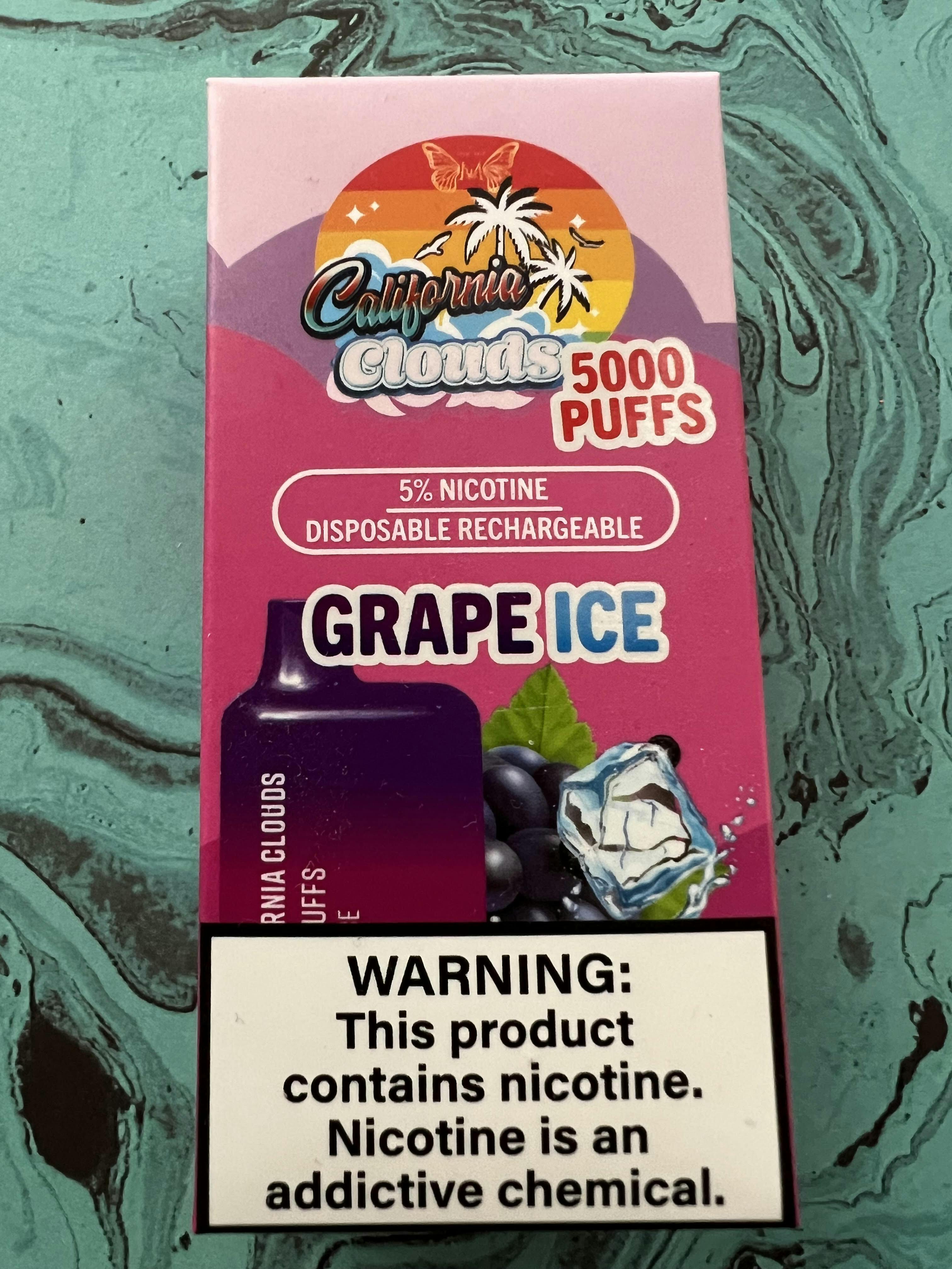 California Clouds 5000 Grape Ice