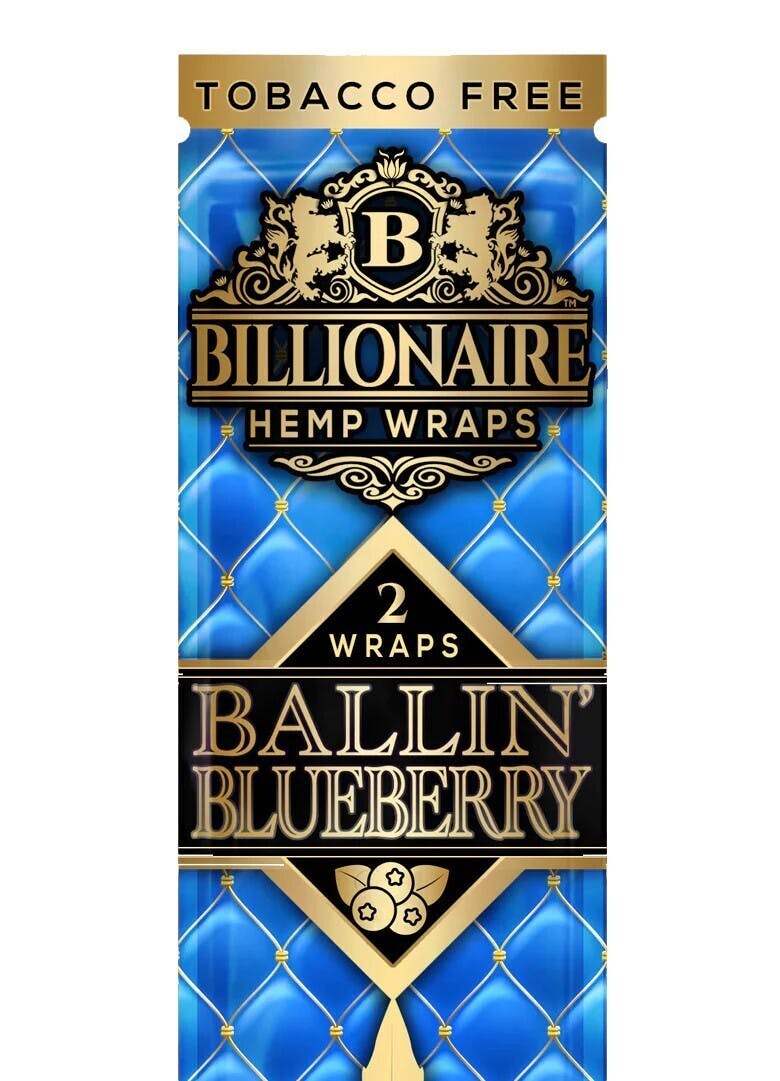 Billionaire Hemp Wraps Ballin Blueberry