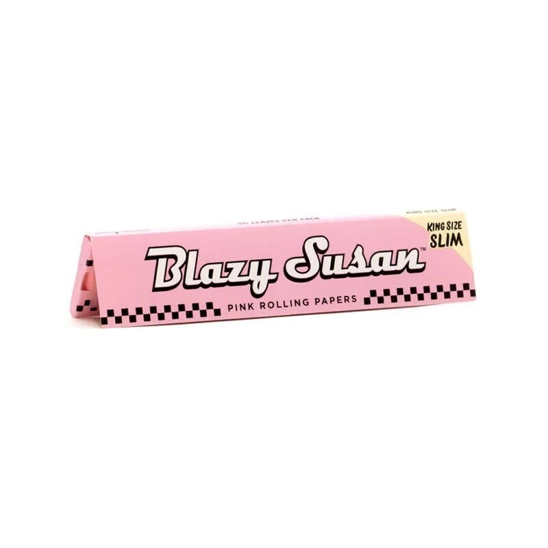 Blazy Susan King Slim Pink Rolling Papers 50ct