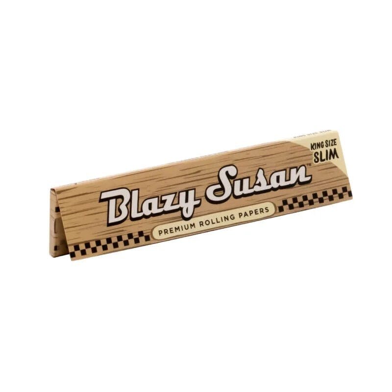 Blazy Susan King Slim Size Unbleached Rolling Papers 50ct