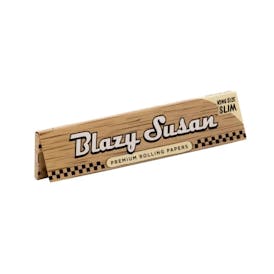 Blazy Susan King Slim Size Unbleached Rolling Papers 50ct