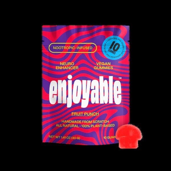 Enjoyable Nootropic Gummies Fruit Punch