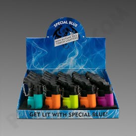 Special Blue Dual Mini Rubber Torch