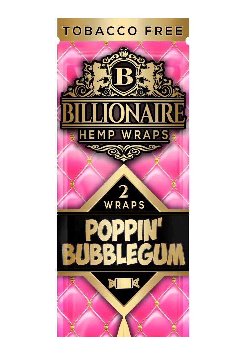 Billionaire Hemp Wraps Poppin Bubblegum