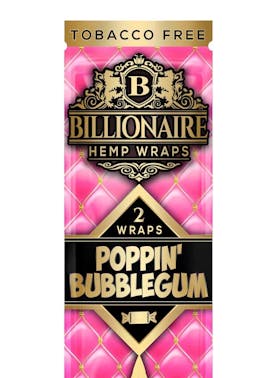 Billionaire Hemp Wraps Poppin Bubblegum