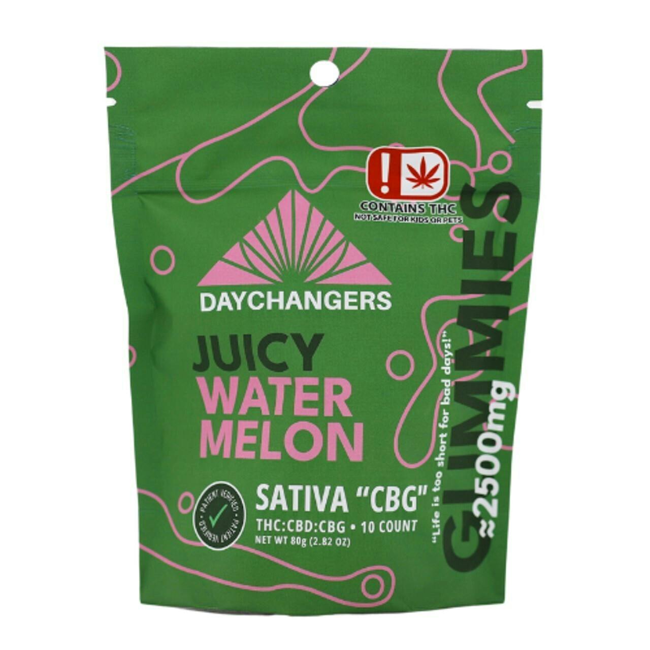 Watermelon -SINGLES- 250mg THC - Day Changer