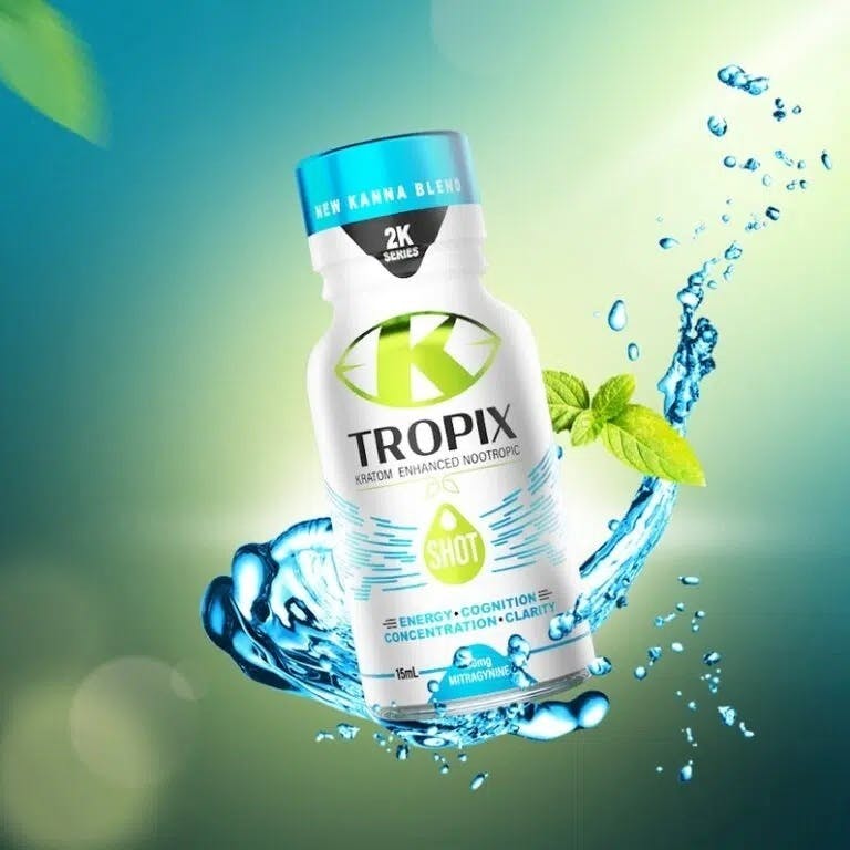 K Tropix Enhanced Energy Shot White Box