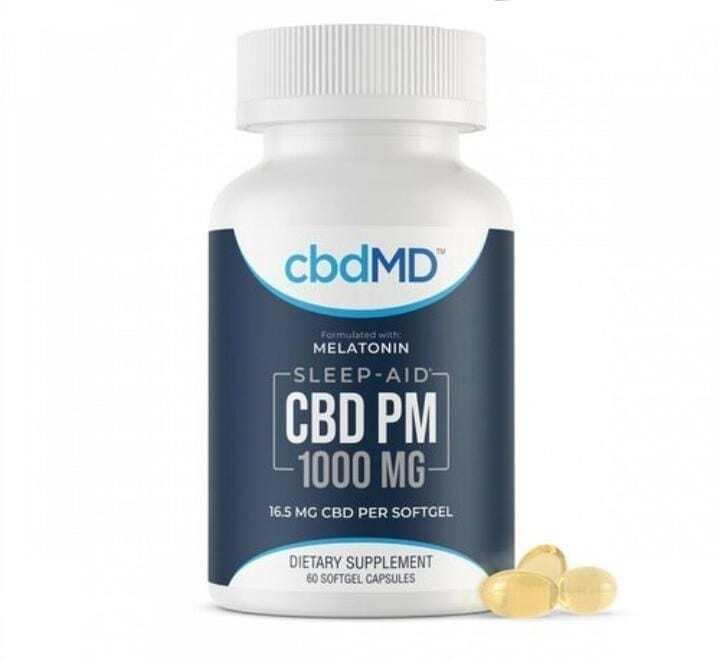 CBD MD 1000mg Sleep Aid Capsules