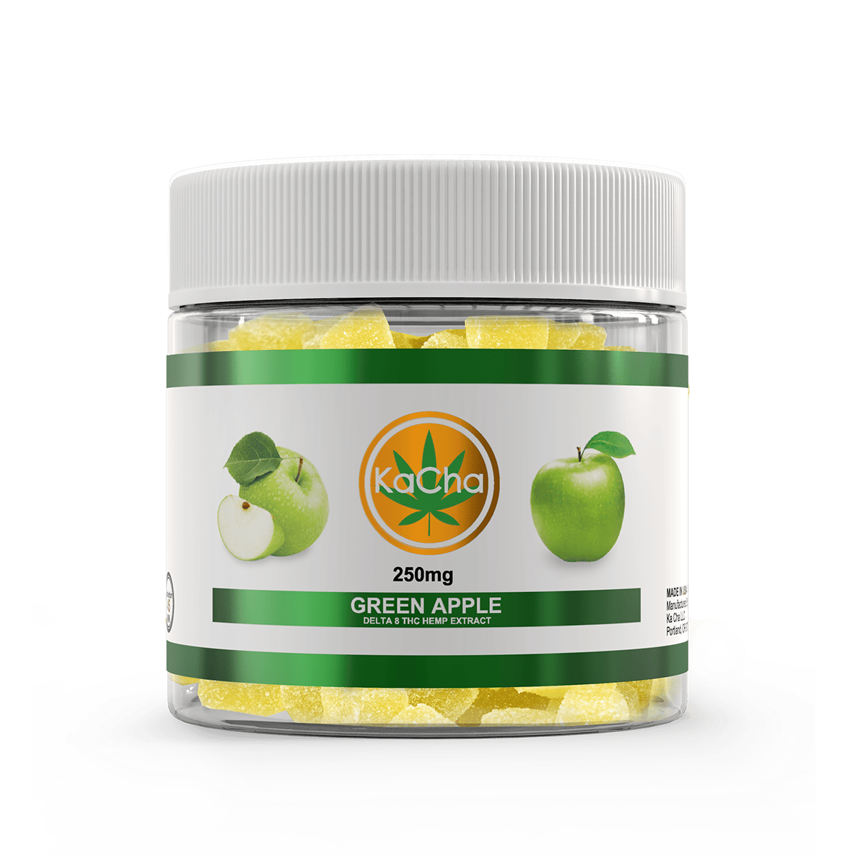Kacha Delta 8 Gummies Green Apple 250mg